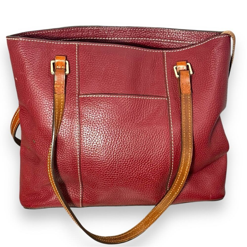 Dooney and Bourke Pebble Grain Small Lexington in Bordeaux - Picture 4 of 9